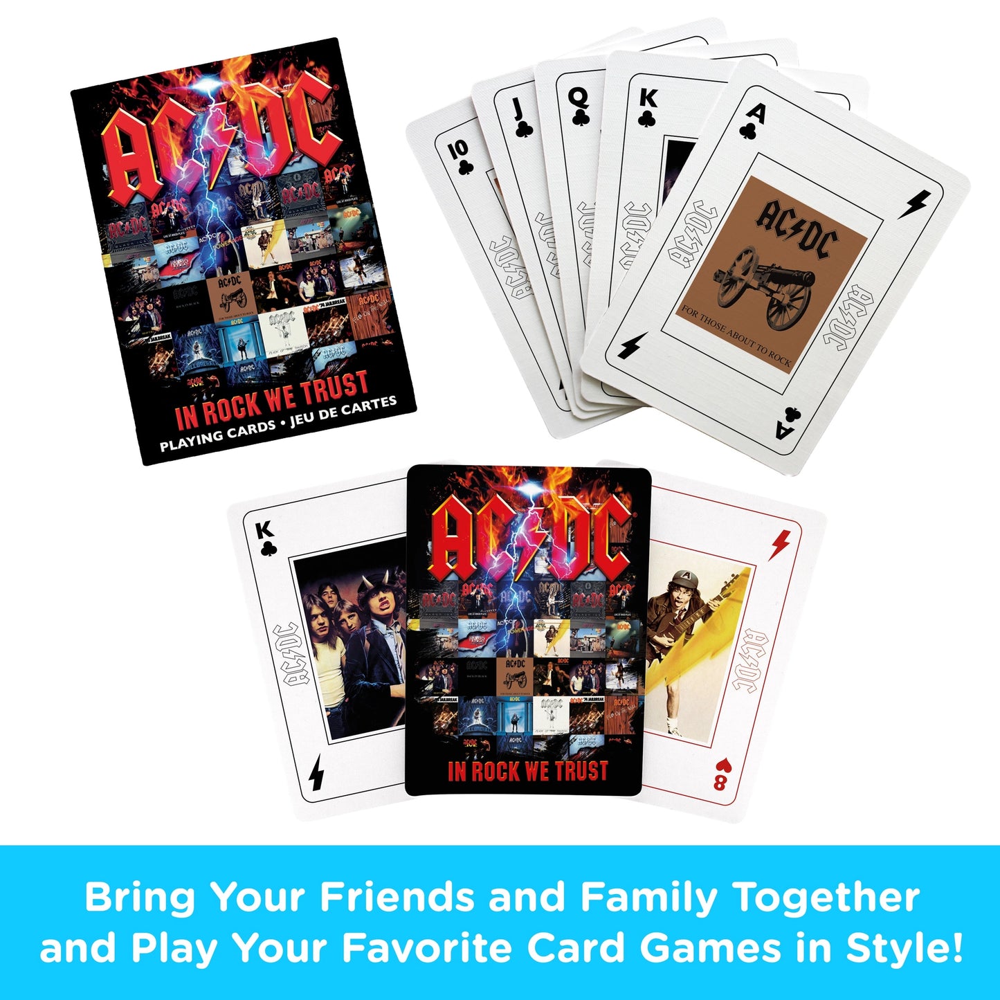 AC/DC Playing Cards by Aquarius – "In Rock We Trust"