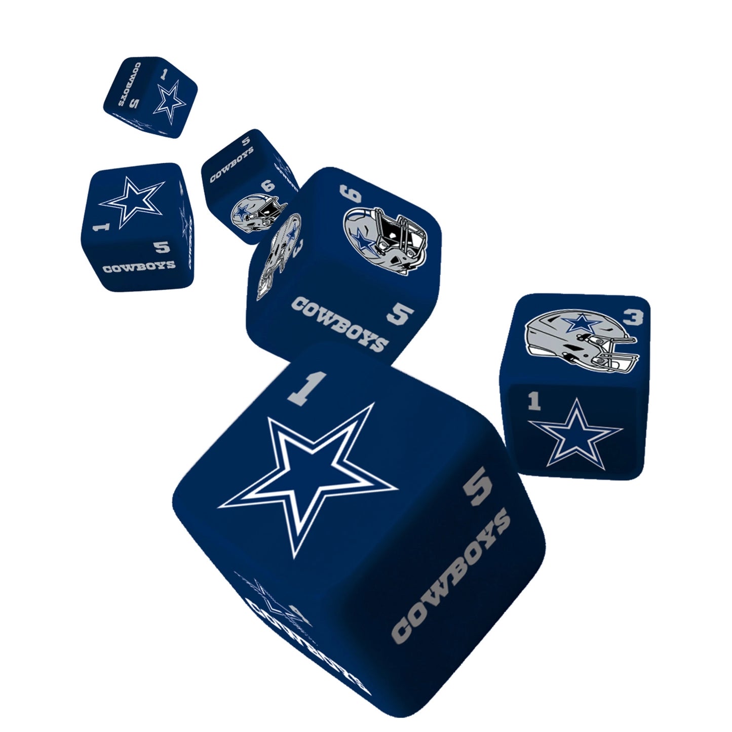Dallas Cowboys Dice Set - 19mm by Masterpieces