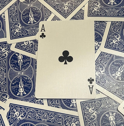 Blue One-Way Forcing Deck - Ace of Clubs