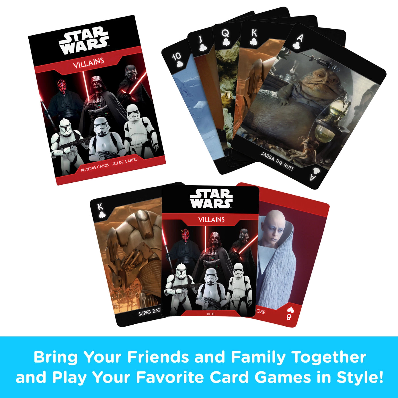 Star Wars Villains Playing Cards by Aquarius