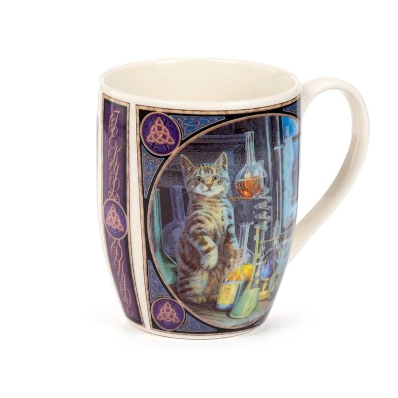 Lisa Parker Jekyll & Hyde Cats Porcelain Mug - 10 oz