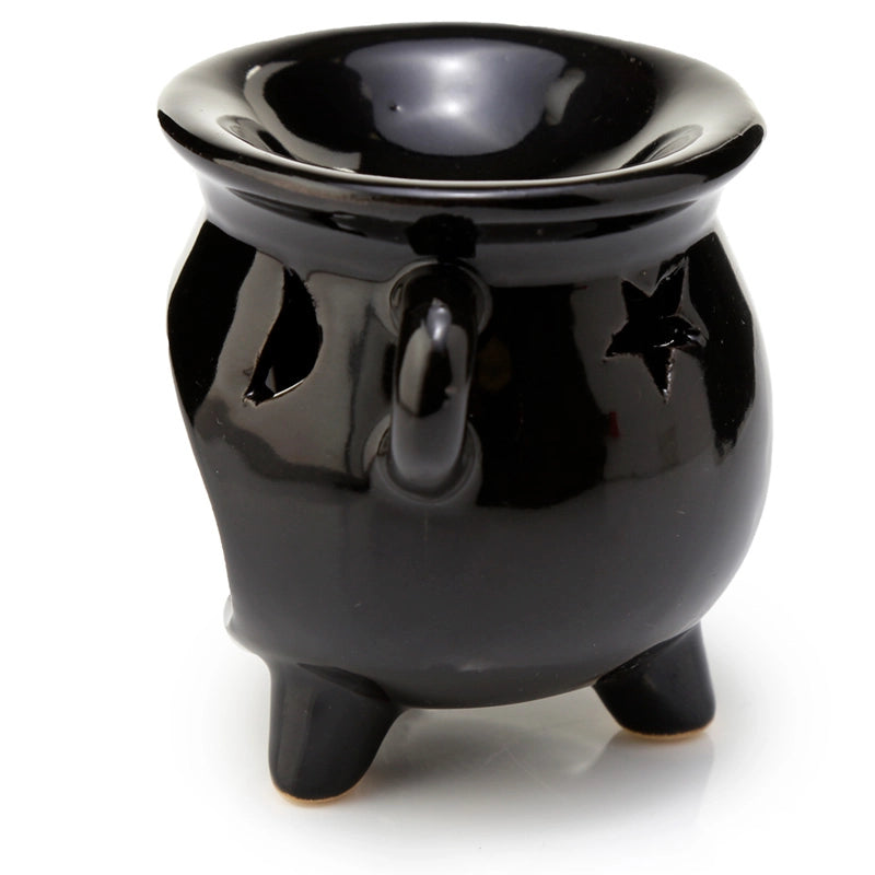 Eden Small Black Cauldron Oil Burner