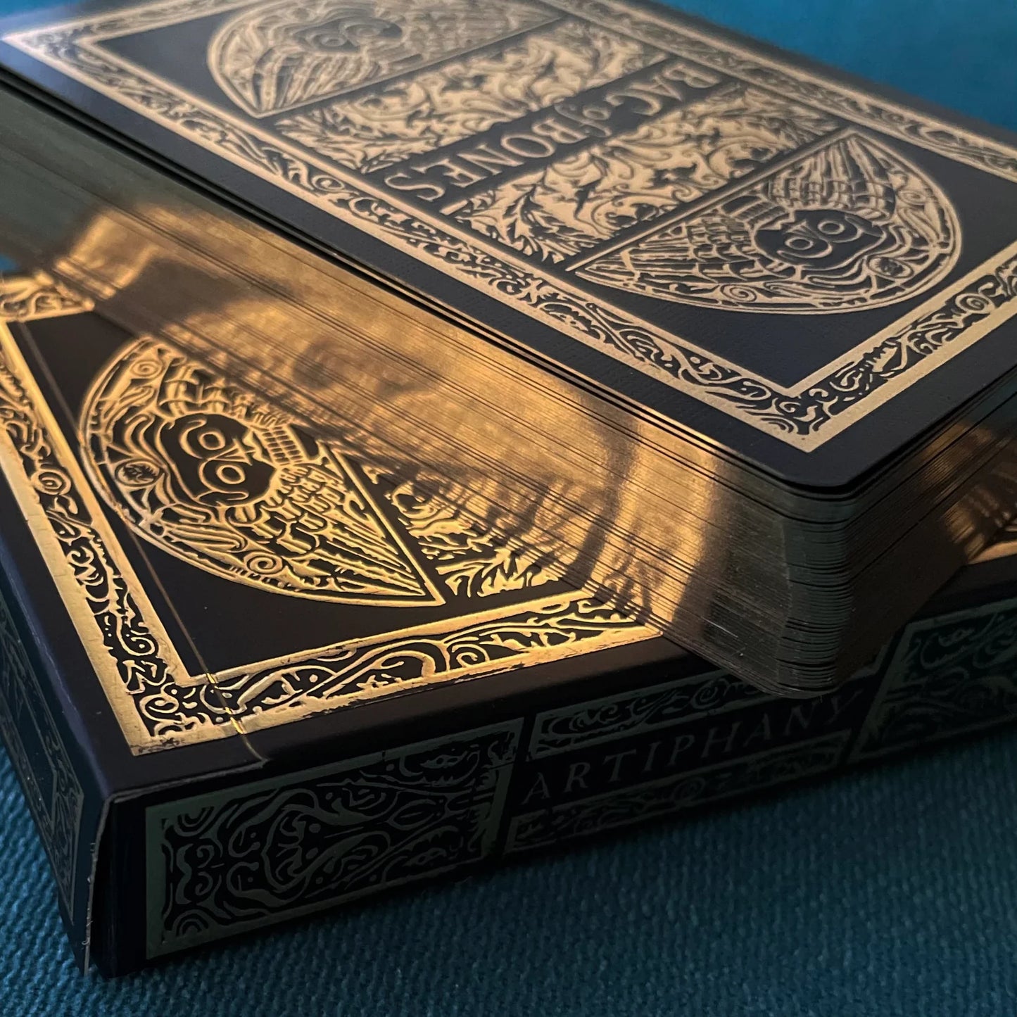Bag of Bones Playing Cards - Premium Gold & Silver Edition w/Double Deck Box Set