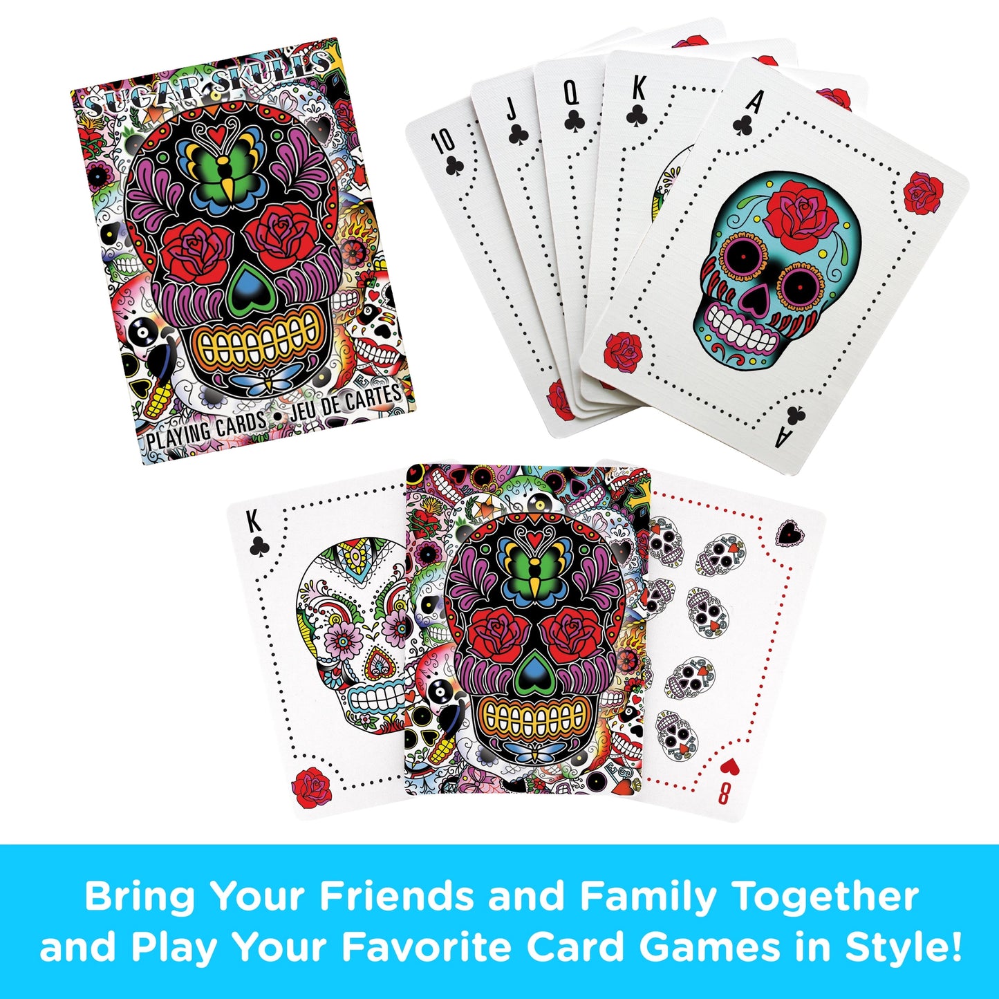 Sugar Skulls Playing Cards – Inspired by Lowbrow Pop Surrealism