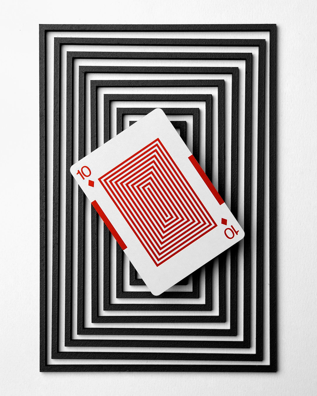 Eames "Starburst" Playing Cards - Black Edition