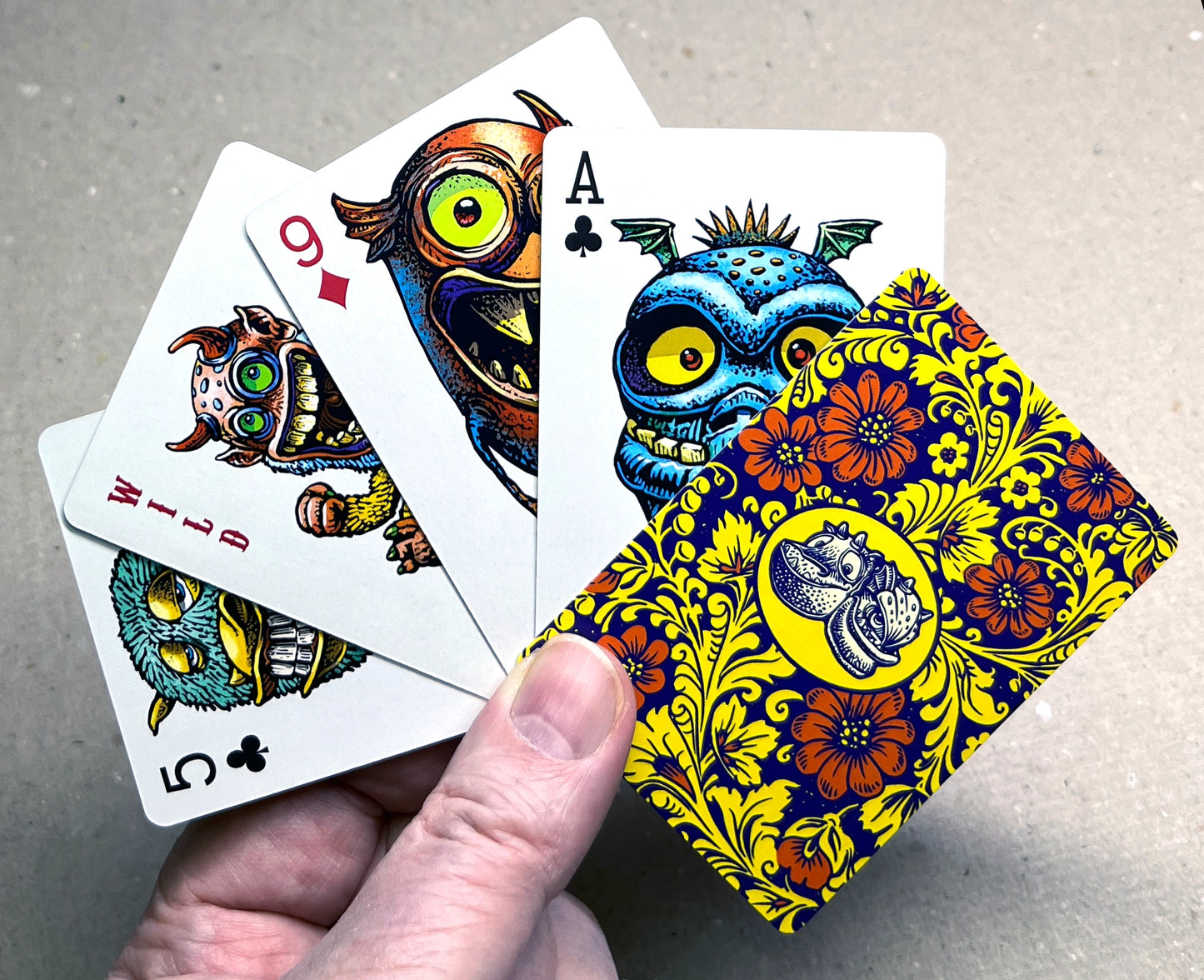 Imaginary Friends and Fiends Playing Cards