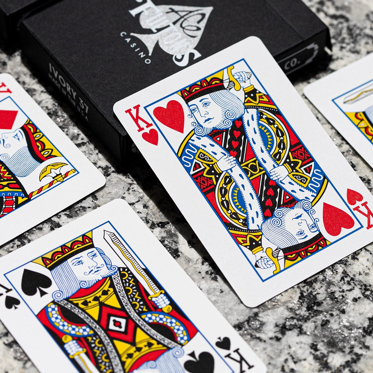 Vintage Back Midnight Fuel Ace Fulton's 10 Year Anniversary Playing Cards