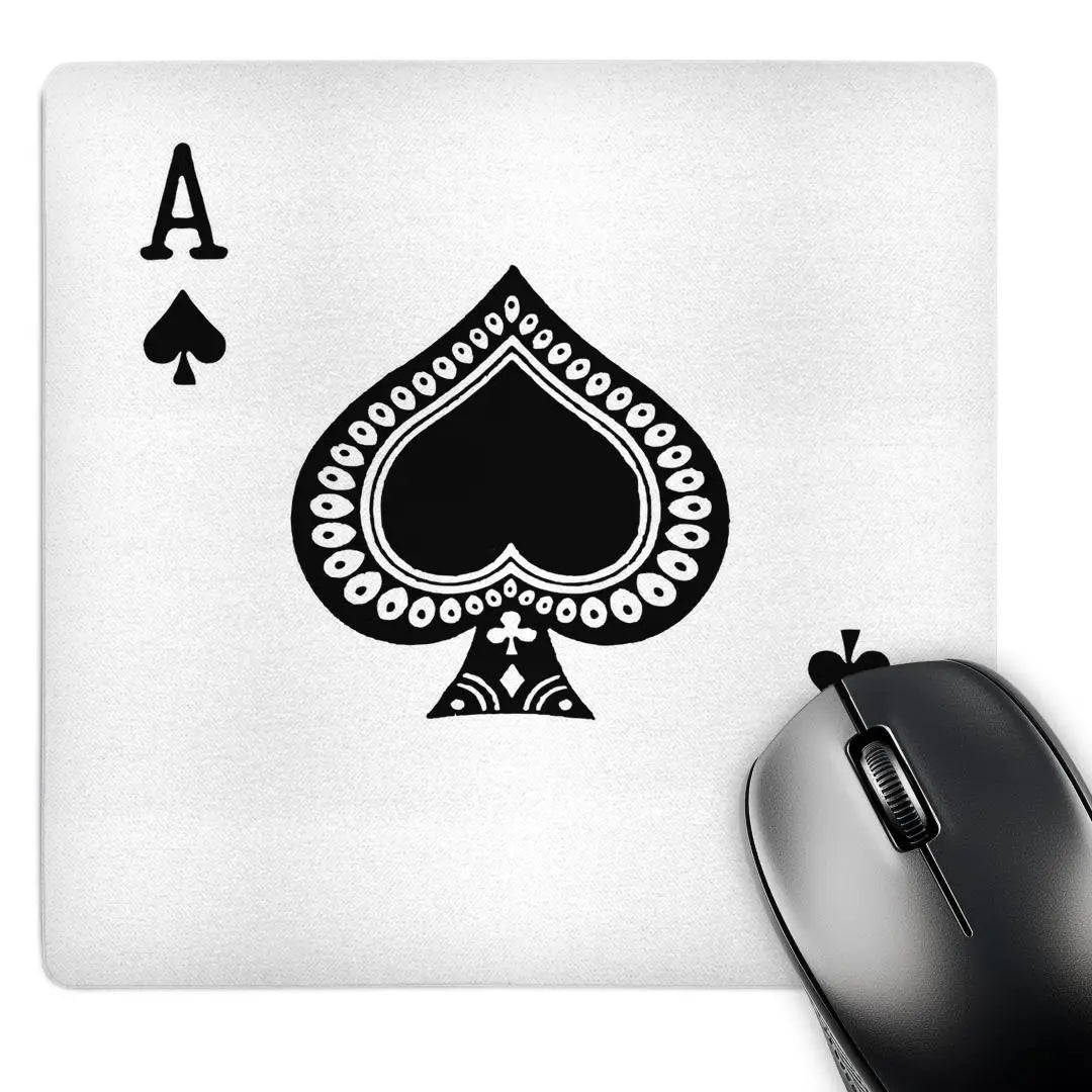 Ace of Spades Playing Card - Mouse Pad