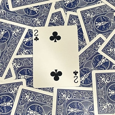 Blue One-Way Forcing Deck - 2 of Clubs