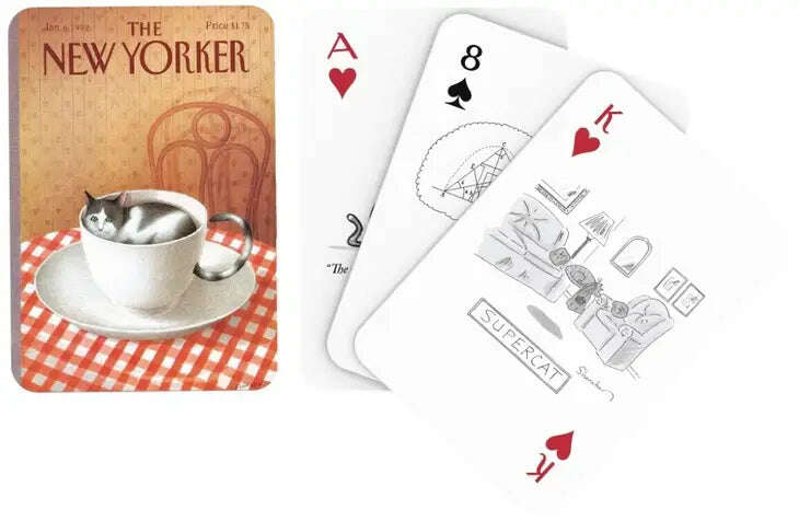 PlayingCardDecks.com-The New Yorker Cat Cartoons Playing Cards NYPC