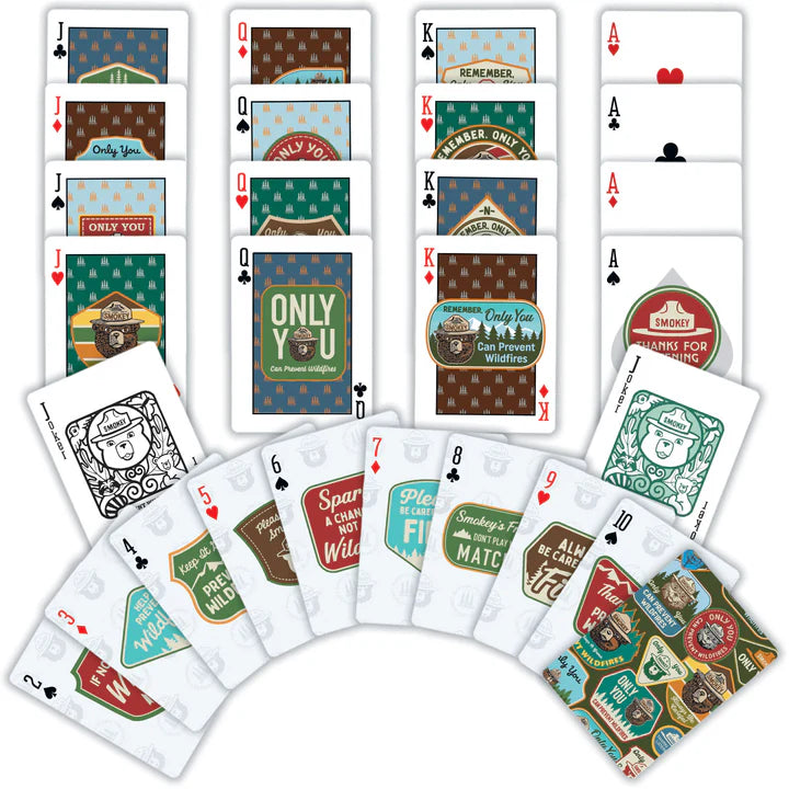 Smokey Bear Playing Cards - Support the U.S. Forest Service