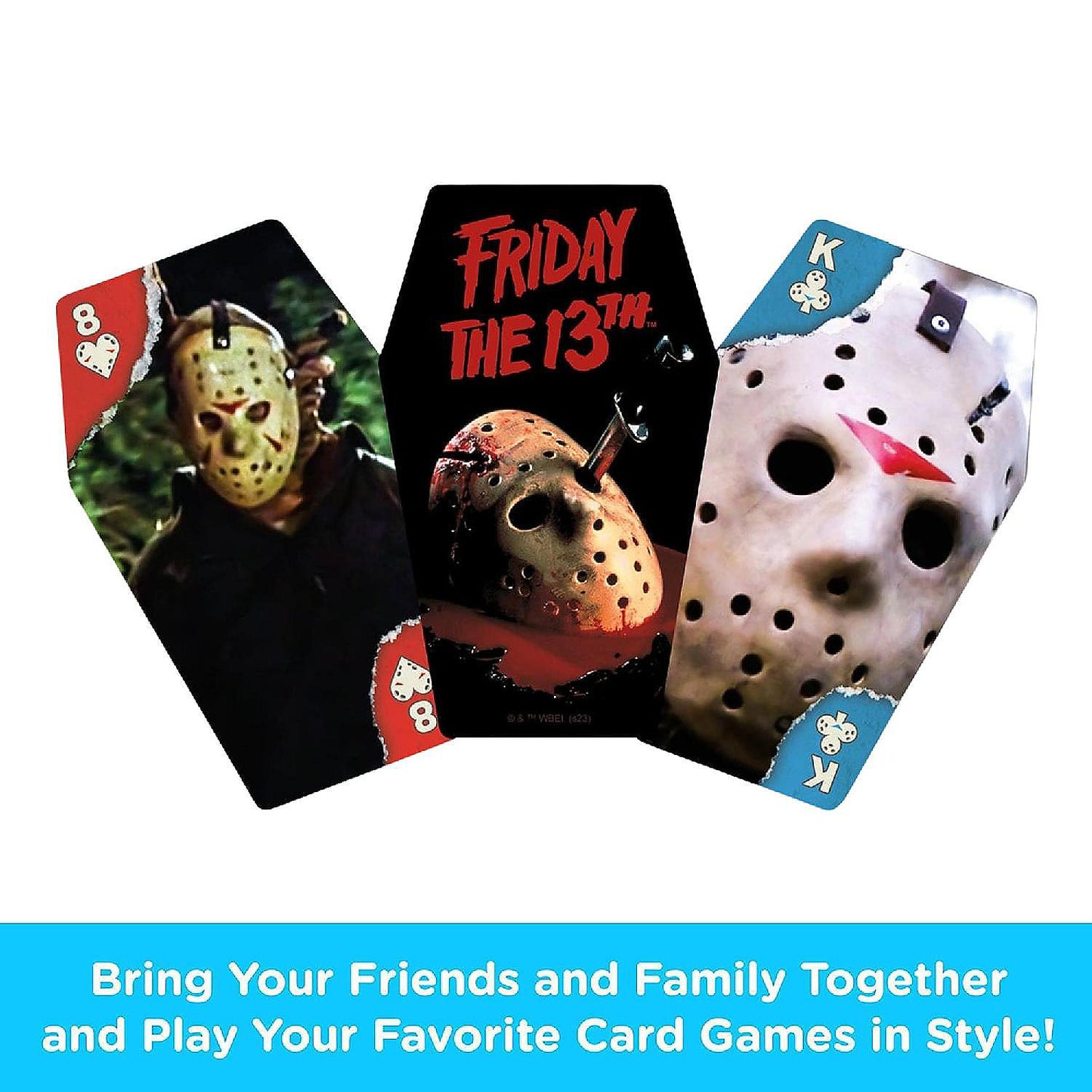 Friday the 13th Coffin Box Premium Playing Cards by Aquarius