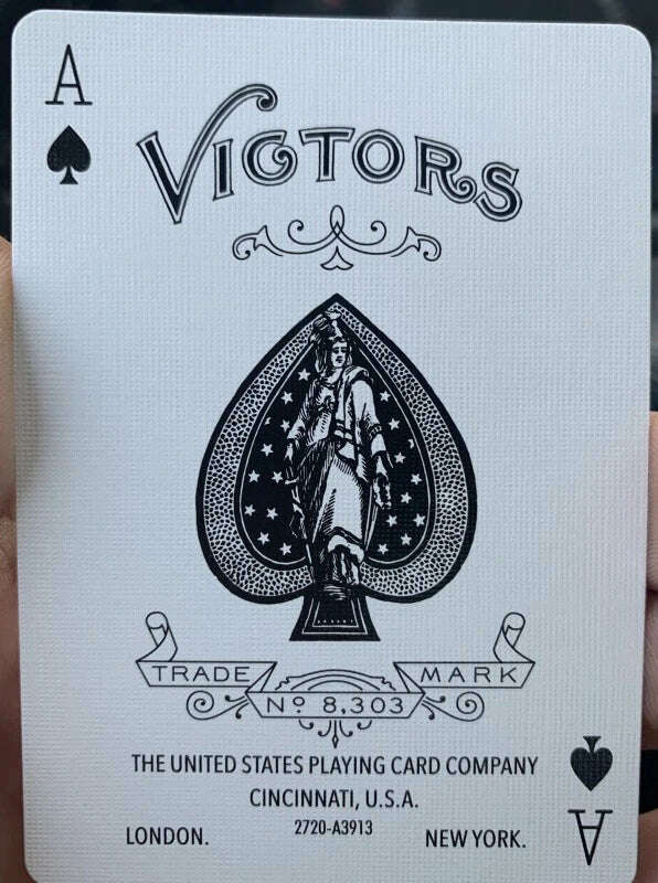 PlayingCardDecks.com-Victors Back Vintage Design Bicycle Playing Cards 2 Deck Set