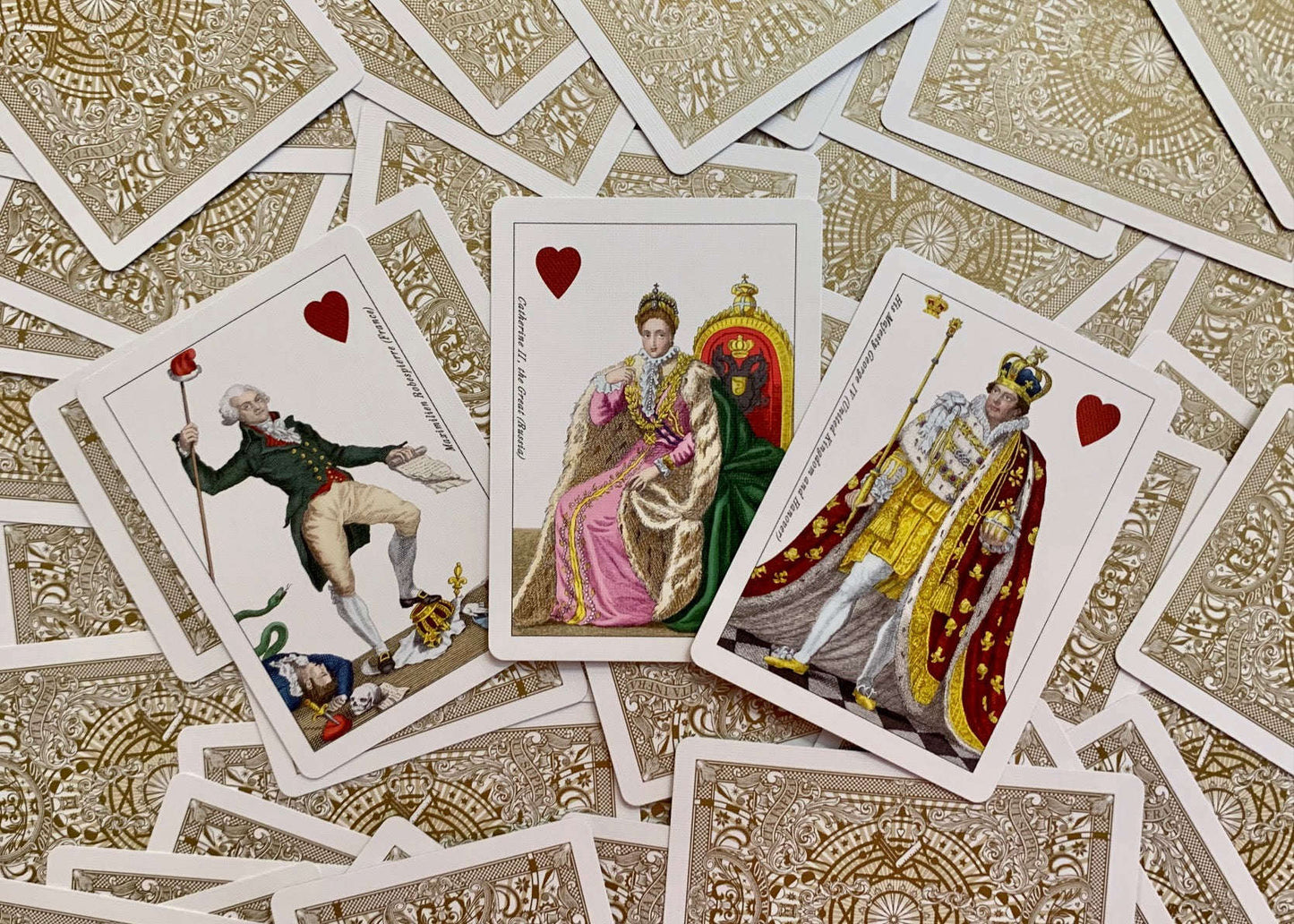 PlayingCardDecks.com-Geographical Gilded Playing Cards USPCC