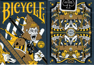 PlayingCardDecks.com-Wukong Destruction Grey Bicycle Playing Cards