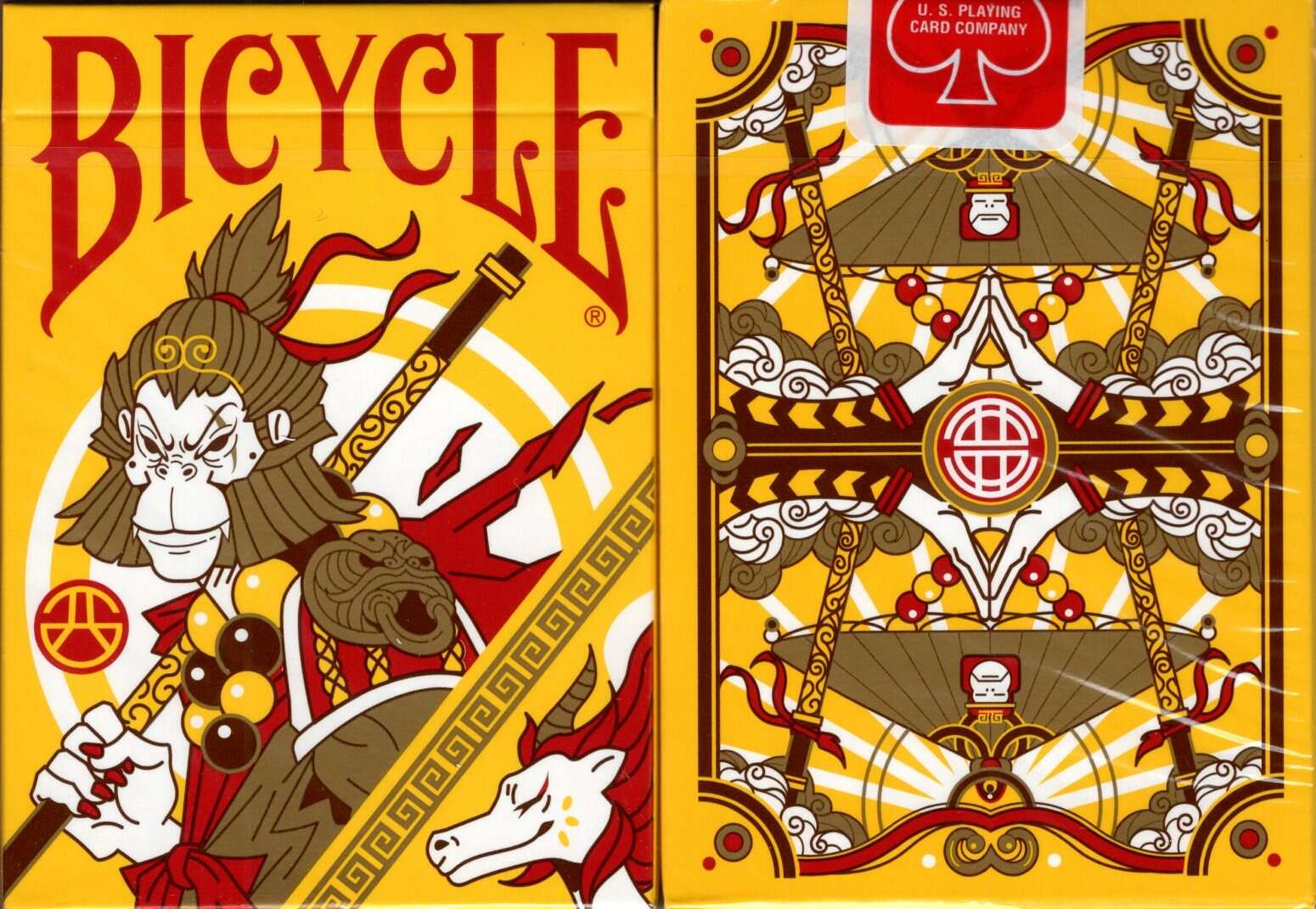 PlayingCardDecks.com-Wukong Rebellion Yellow Bicycle Playing Cards