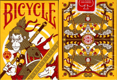 PlayingCardDecks.com-Wukong Rebellion Yellow Bicycle Playing Cards