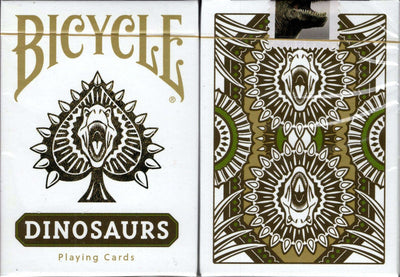 PlayingCardDecks.com-Dinosaurs Gilded Bicycle Playing Cards