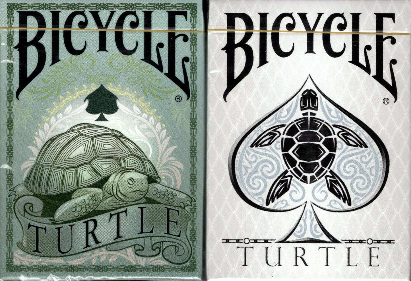 PlayingCardDecks.com-Turtle Gilded Bicycle Playing Cards