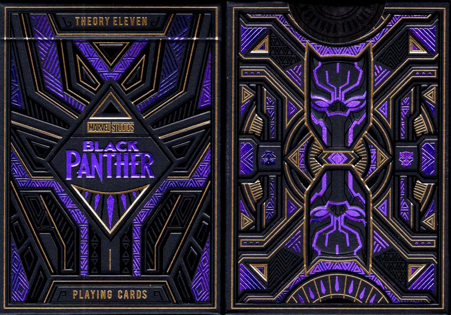 PlayingCardDecks.com-Black Panther Playing Cards USPCC