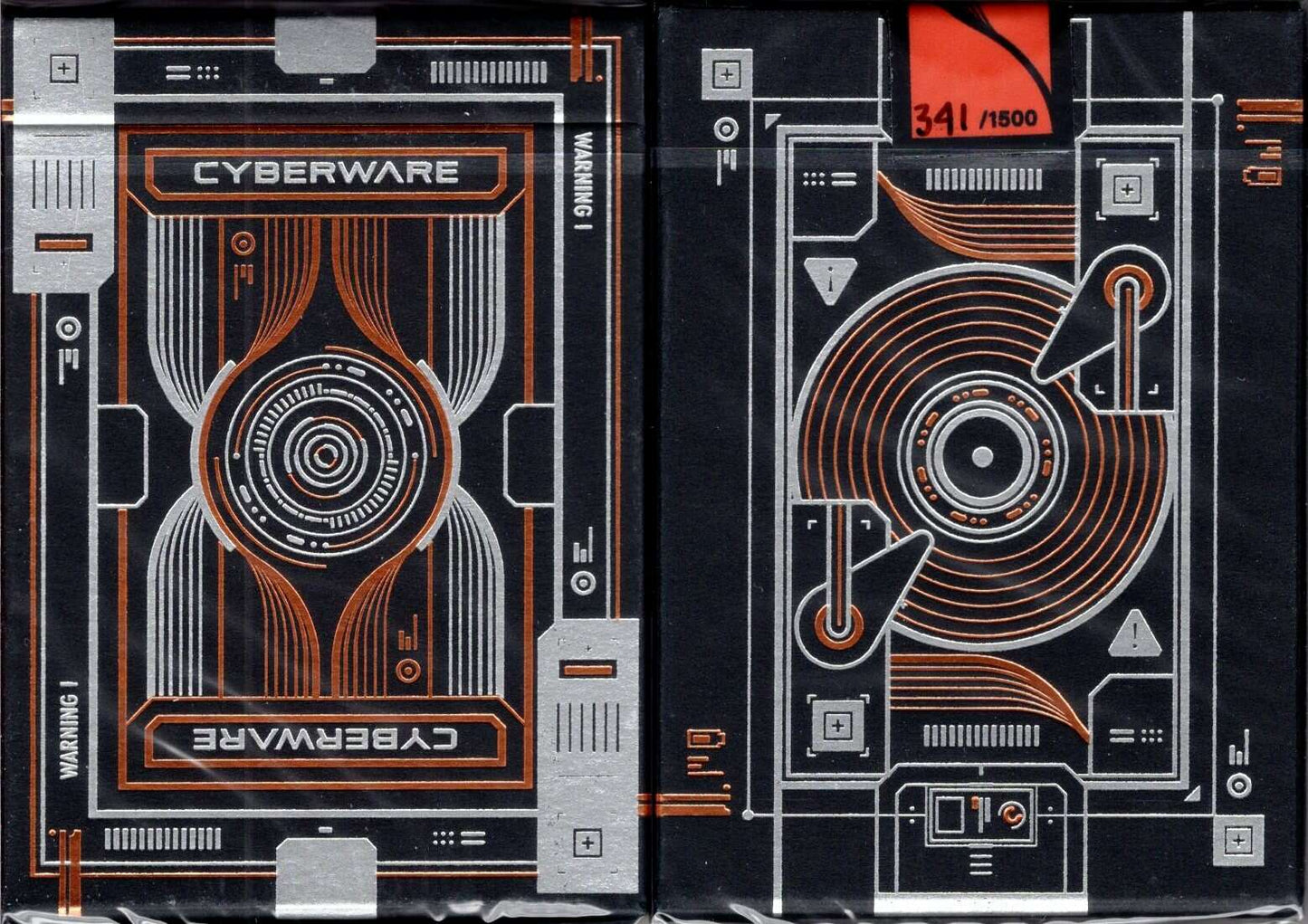 PlayingCardDecks.com-Cyberware Rouge Playing Cards USPCC