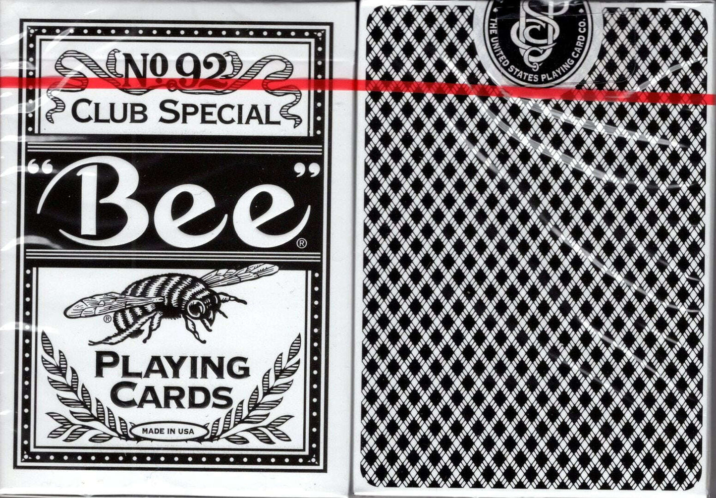 PlayingCardDecks.com-Bee Signature Black Playing Cards