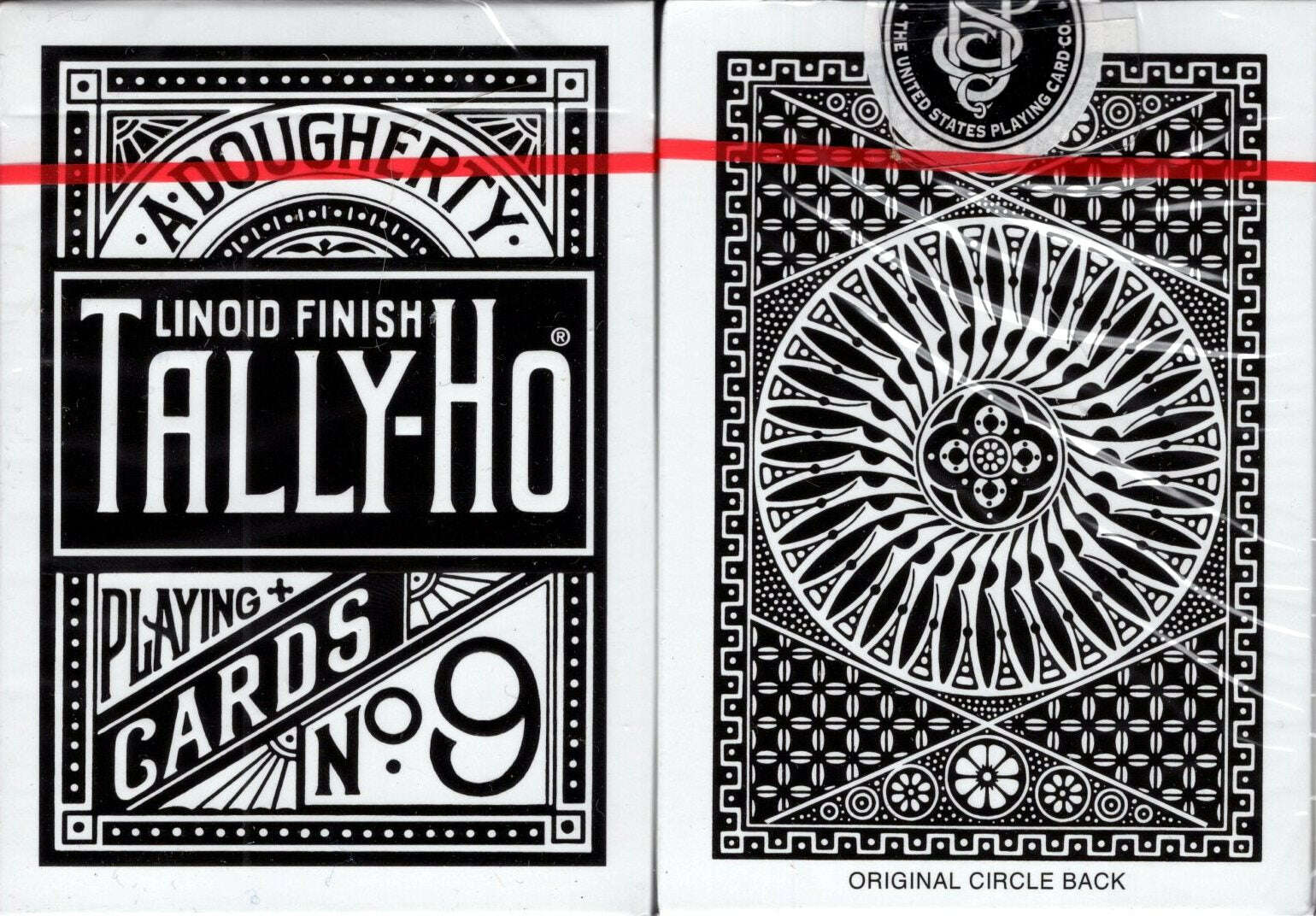 PlayingCardDecks.com-Tally-Ho Signature Black Playing Cards