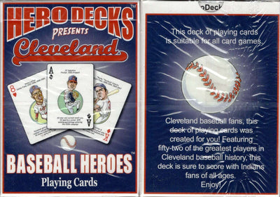 PlayingCardDecks.com-Cleveland Baseball Heroes Playing Cards