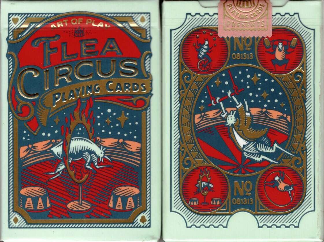 PlayingCardDecks.com-Flea Circus Mini Playing Cards LPCC