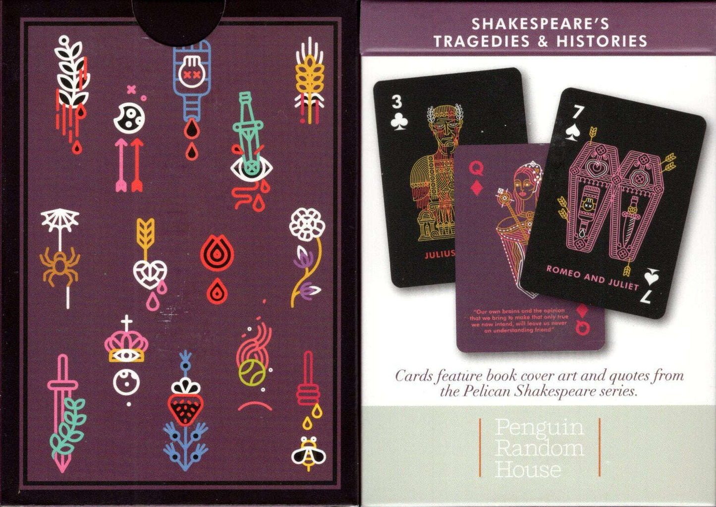 PlayingCardDecks.com-Shakespeare's Tragedies & Histories Playing Cards NYPC