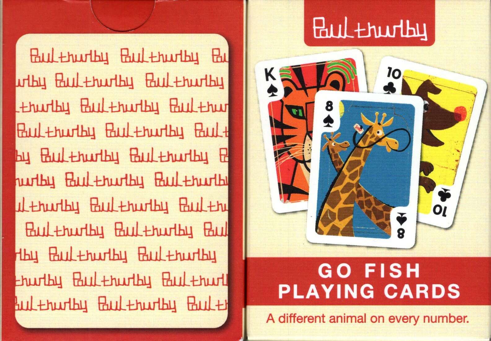 PlayingCardDecks.com-Paul Thurlby Go Fish Playing Cards NYPC