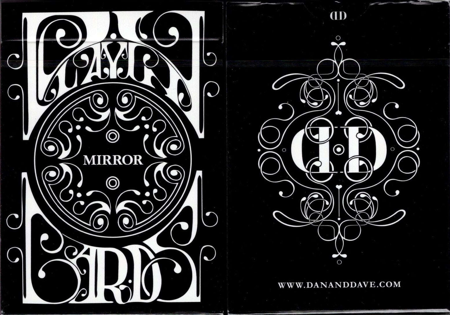 PlayingCardDecks.com-Smoke & Mirrors v8 Black Playing Cards USPCC