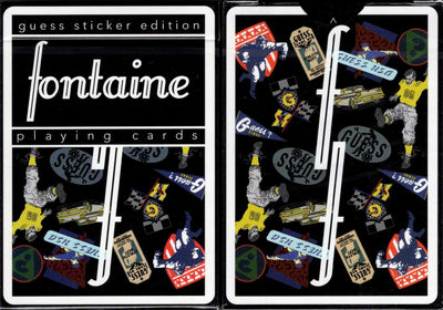 PlayingCardDecks.com-Fontaine Guess Sticker Playing Cards USPCC