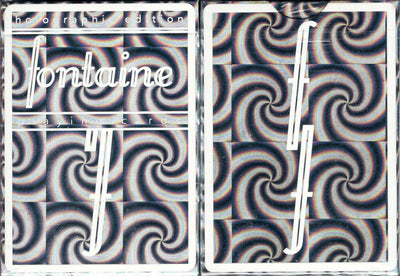 PlayingCardDecks.com-Fontaine Spiral Holo Playing Cards LPCC