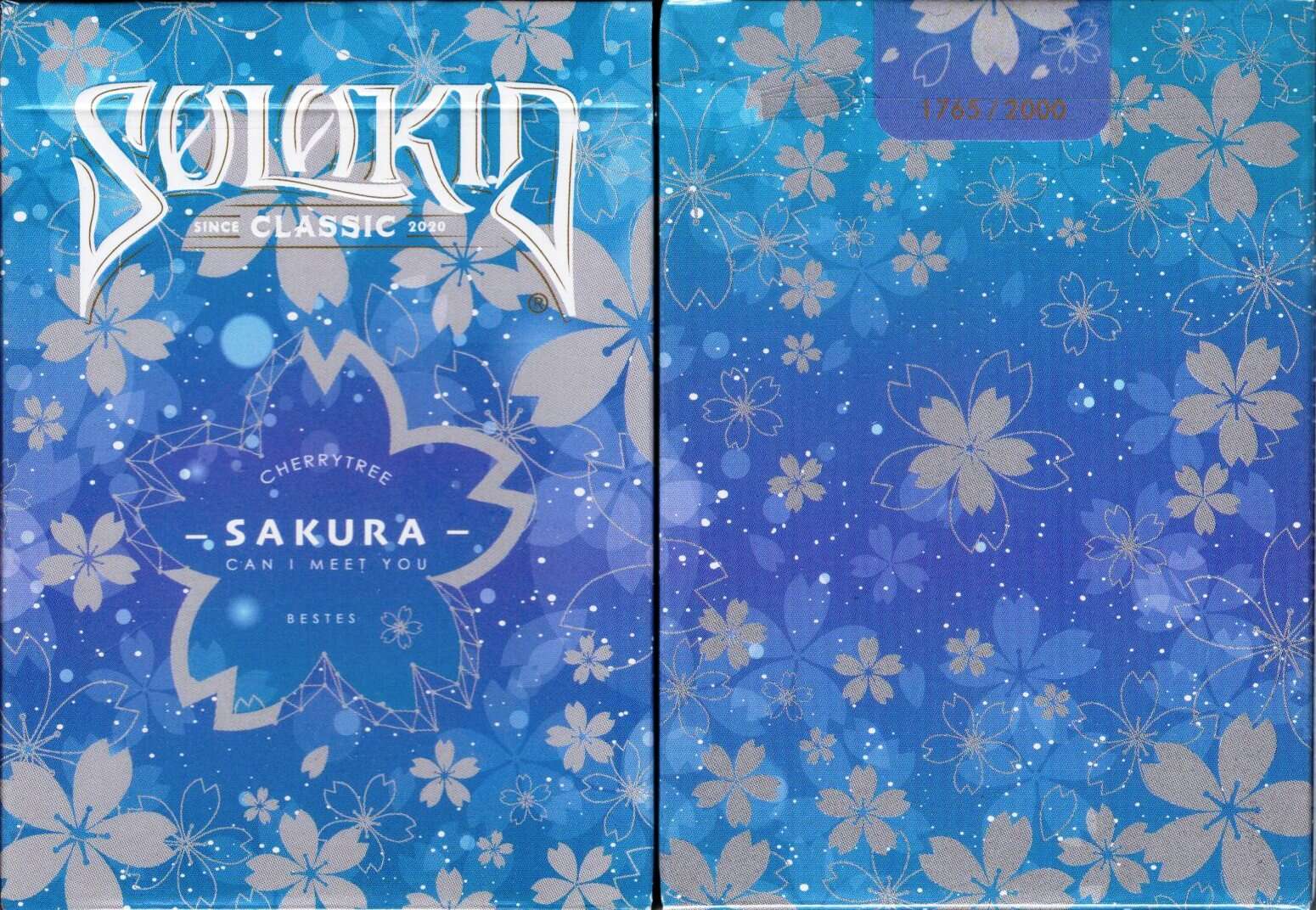 Solokid Sakura (Blue) Playing Cards by BOCOPO