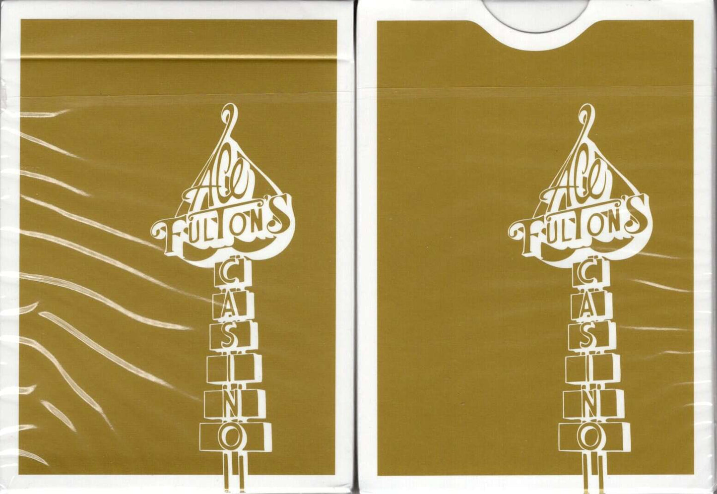PlayingCardDecks.com-Ace Fulton's Casino Fools Gold Playing Cards USPCC