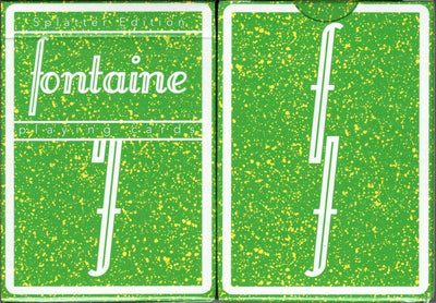 PlayingCardDecks.com-Fontaine Fantasies Splatter Playing Cards USPCC