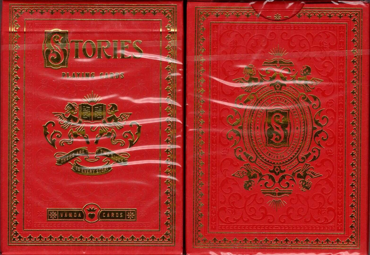 PlayingCardDecks.com-Stories Vol.1 Red Playing Cards USPCC