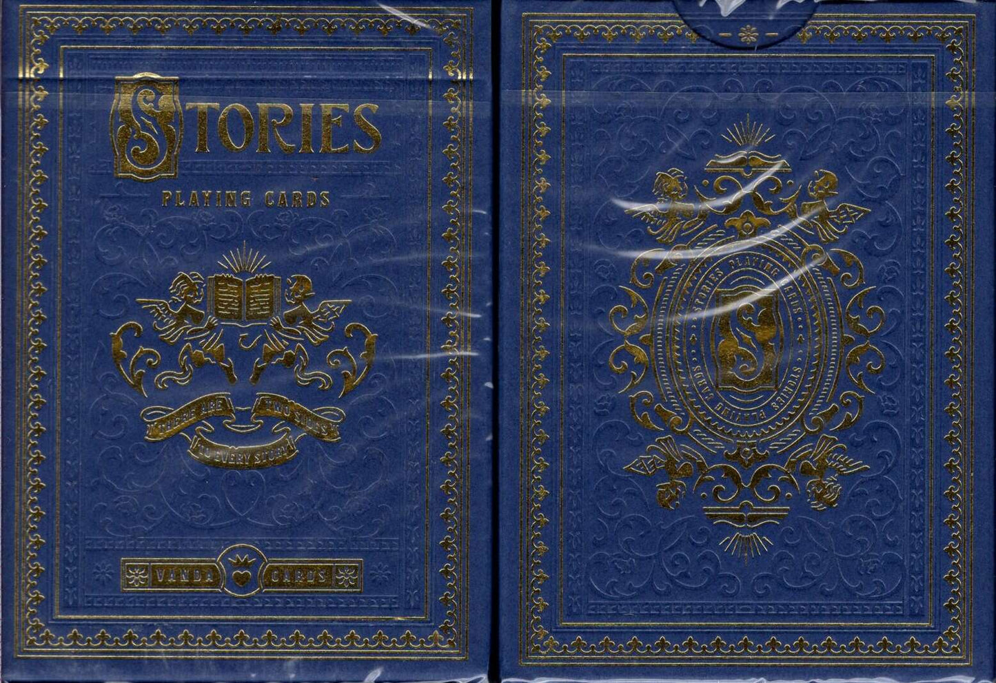 PlayingCardDecks.com-Stories Vol 2 Blue Playing Cards USPCC