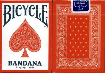 PlayingCardDecks.com-Bicycle Bandana Red Playing Cards