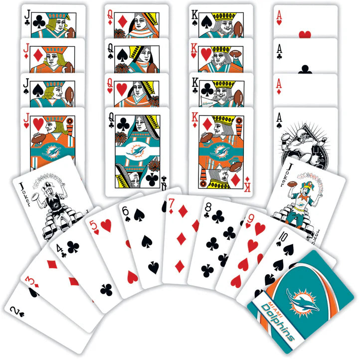 Miami Dolphins Playing Cards #FINSUP