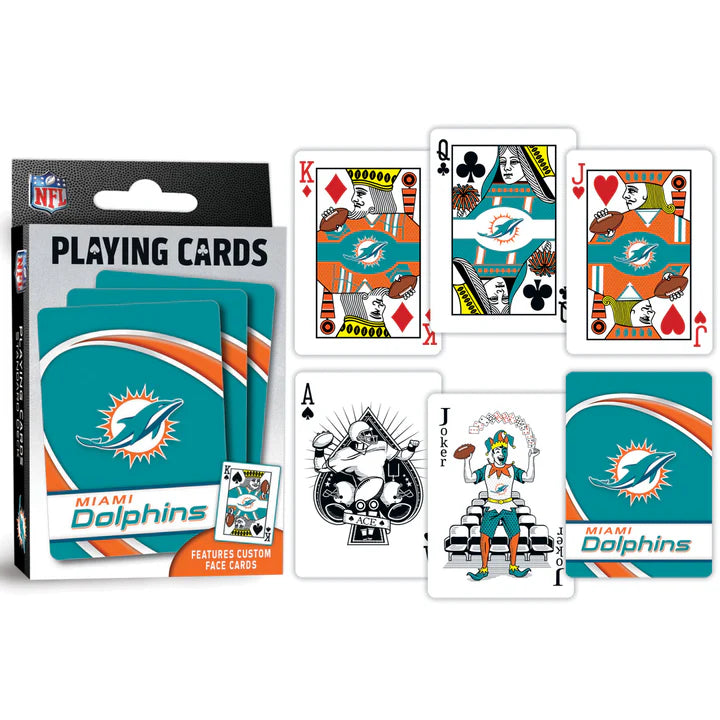 Miami Dolphins Playing Cards #FINSUP