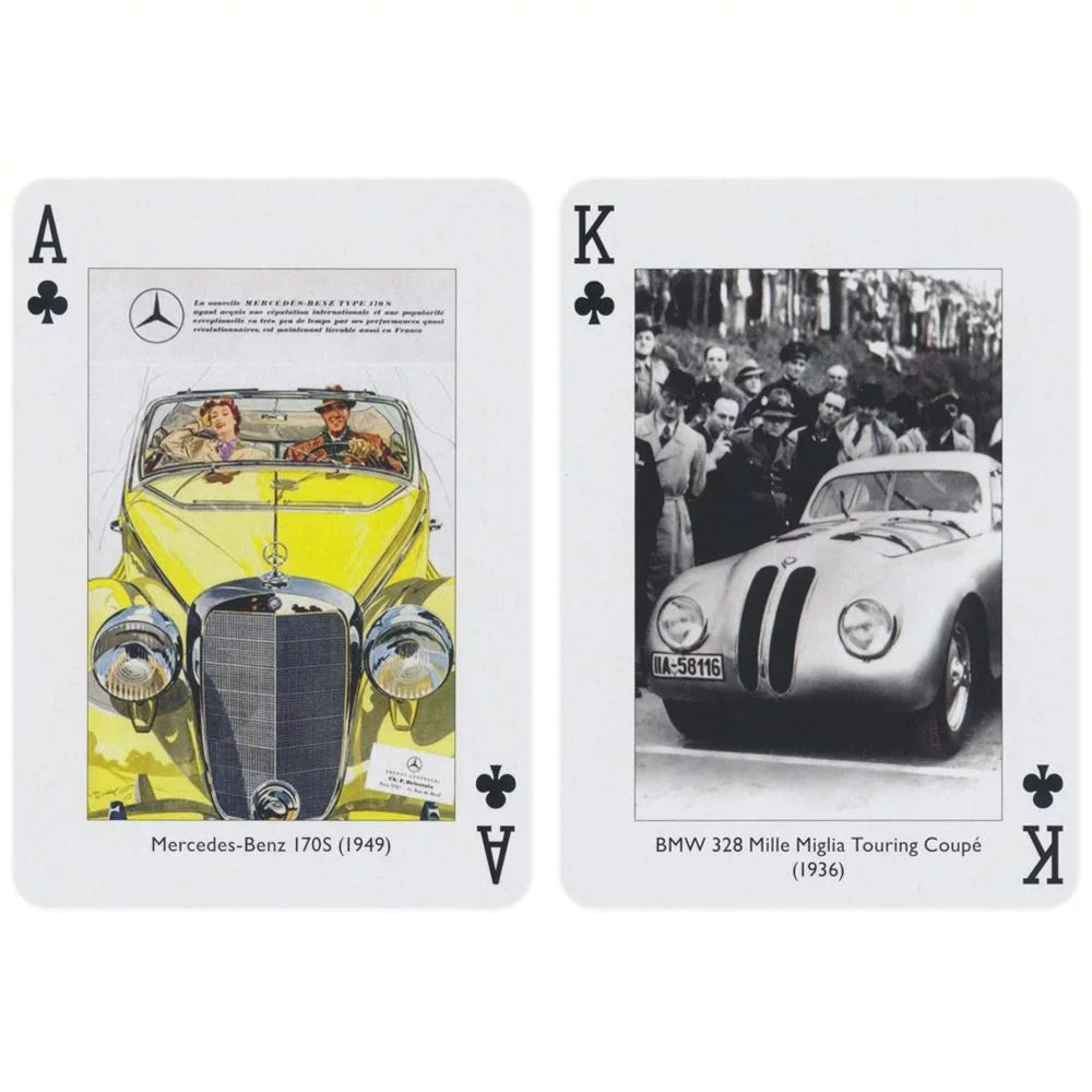 Classic Cars Playing Cards by Piatnik - A Ride Through Automotive History