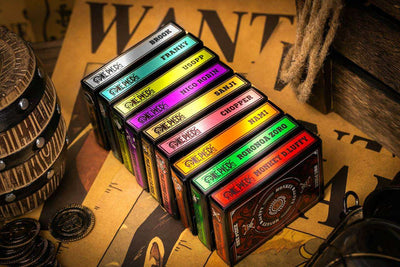 PlayingCardDecks.com-One Piece Playing Cards Limited Foiled Tuck Box 9 Deck Set