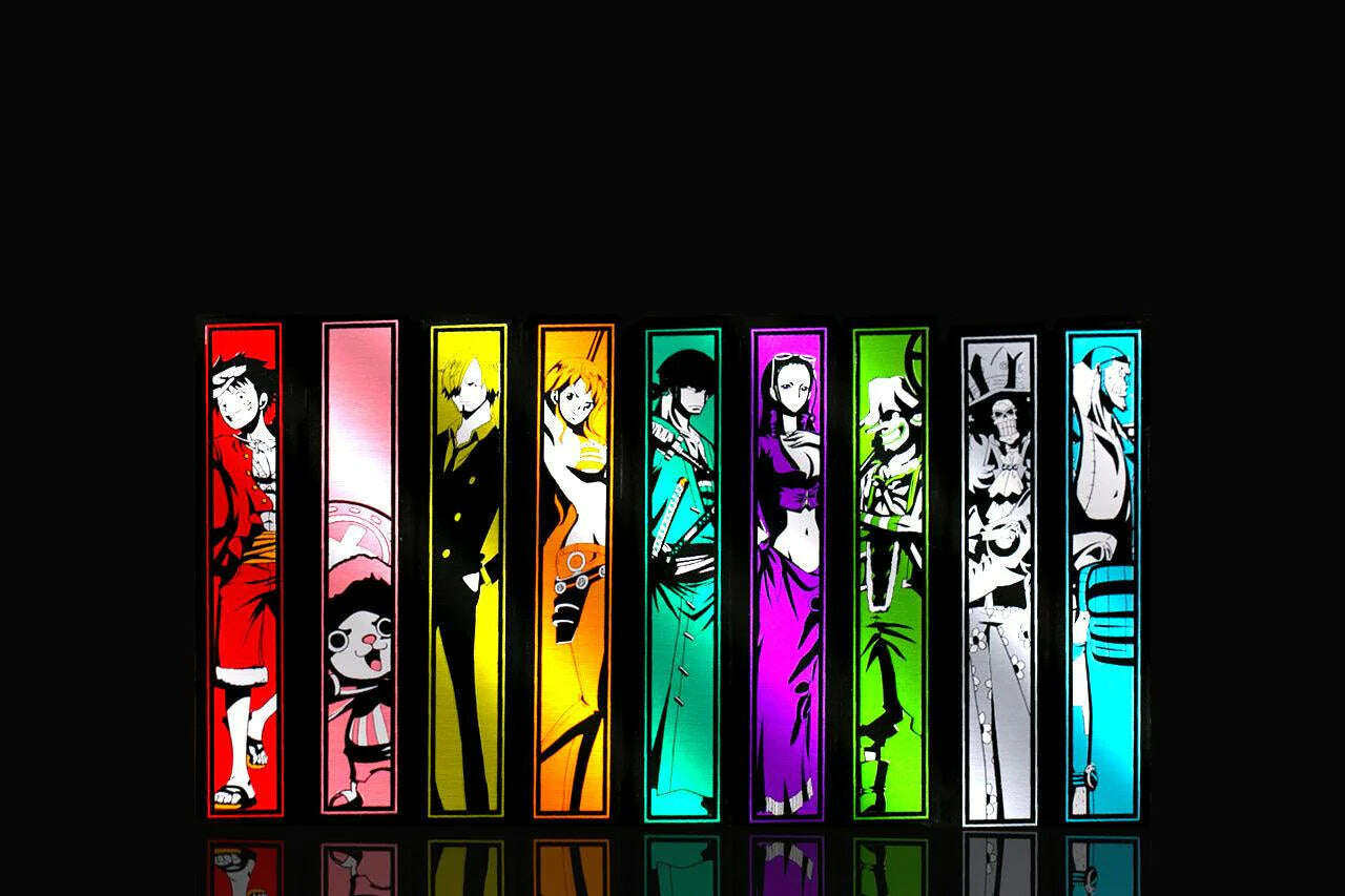 PlayingCardDecks.com-One Piece Playing Cards Limited Foiled Tuck Box 9 Deck Set