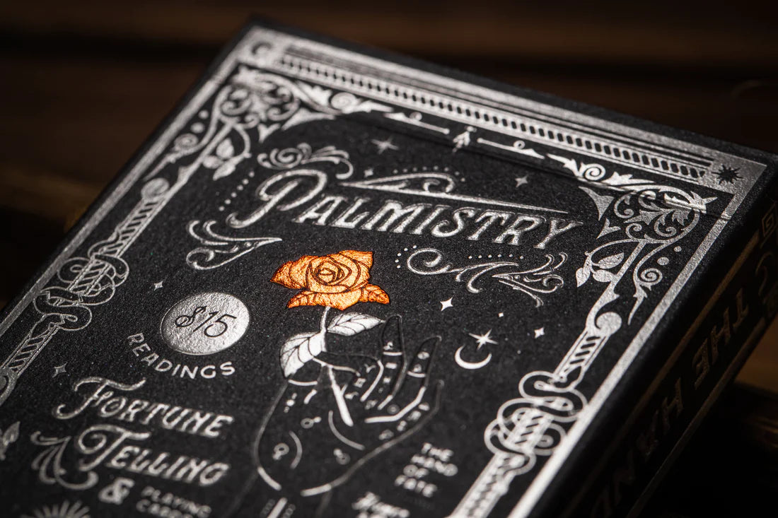 Palmistry Playing Cards Silver Sable Edition TWPCC