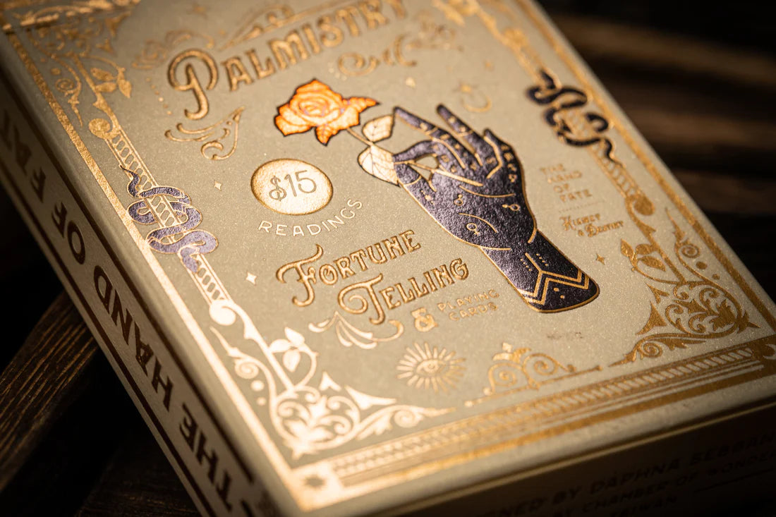 Palmistry Playing Cards Silver Golden Ivory Edition TWPCC