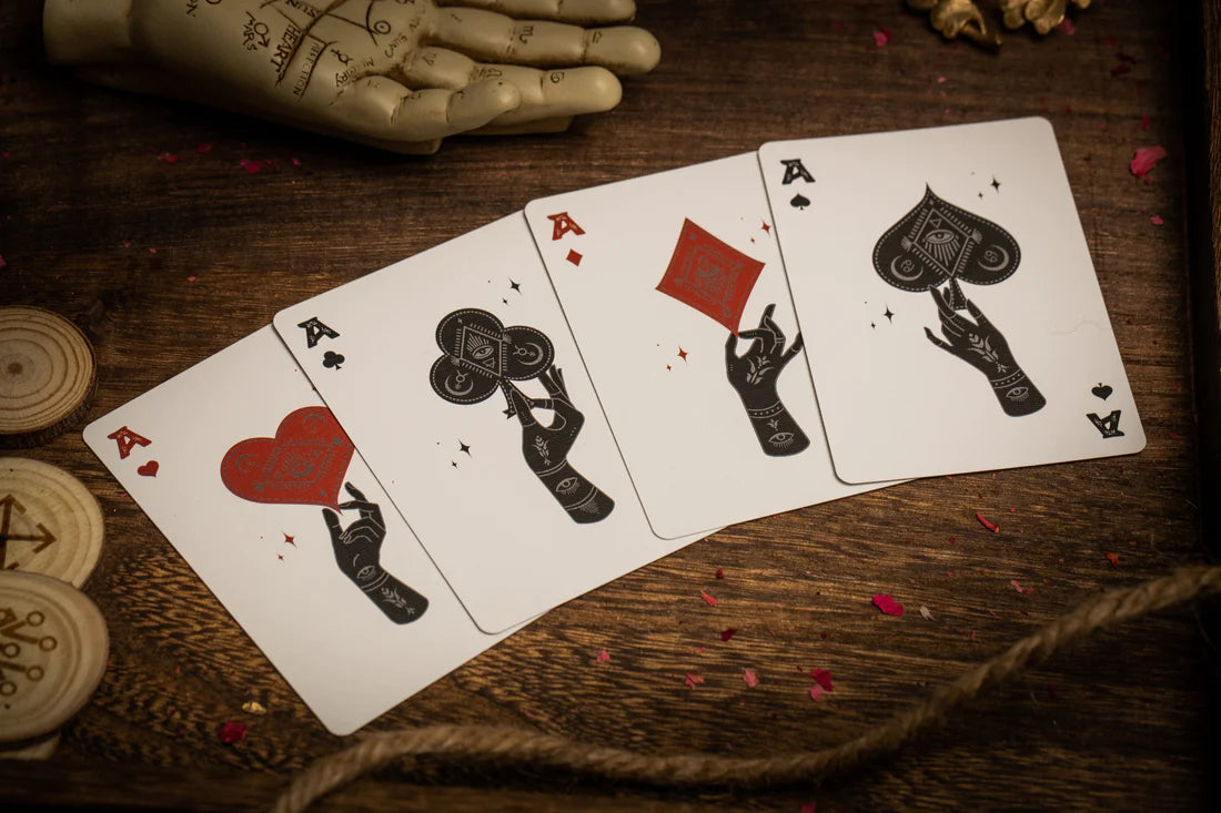 Palmistry Playing Cards Silver Sable Edition TWPCC