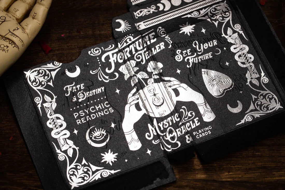 Palmistry Playing Cards Silver Sable Edition TWPCC