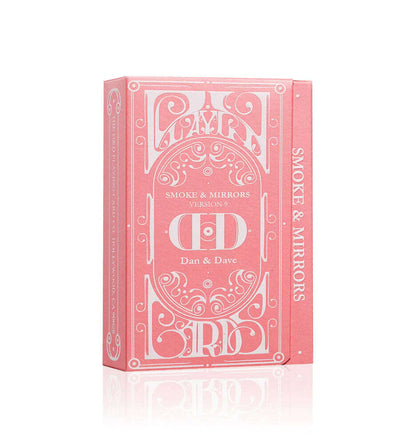 PlayingCardDecks.com-Smoke & Mirrors v9 Pink Deluxe Playing Cards USPCC